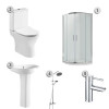 Nuie 900mm Quadrant/Freya Complete Shower Enclosure Package