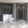 Nuie 900mm Quadrant/Mayford Complete Shower Enclosure Package