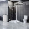 Nuie 800mm Square Complete Shower Enclosure Package