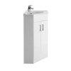 Compact 550mm Corner Cabinet & Basin - 1 Tap Hole