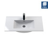 Eden 800mm Floor Standing Cabinet & Minimalist Basin - 1 Tap Hole