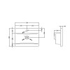 Edge 500mm Mid-Edge Ceramic Furniture Basin