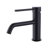 Brisbane Matt Black Basin Mono Mixer & Slotted Sprung Basin Waste