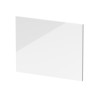 White Gloss 700mm Square Shower Bath End Panel