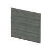 Anthracite Woodgrain 700mm Square Shower Bath End Panel