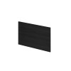 Charcoal Black 700mm Square Shower Bath End Panel