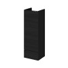 Hudson Reed Fusion Charcoal Black 300mm Base Unit (255mm Deep)