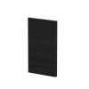 Hudson Reed Fusion Charcoal Black 370mm x 890mm Decorative Infill Panel/Rep End