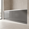 Grey Gloss 1800mm Bath Front Panel & Plinth