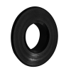 450mm Cloakroom Wall Hung Basin with Matt Black Tap & Waste Package