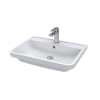 Eclipse 600mm x 450mm Polymarble Basin - 1 Tap Hole