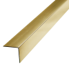 PVC Brushed Brass 25mm x 25mm x 2500mm Corner Trim