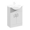 Mayford 550mm Gloss White Floor Standing Cabinet (Only)