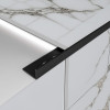 Matt Black Metal L- Straight Edge Trim - 10mm