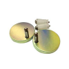 Toilet Seat Cover Caps (Brushed Brass) 56mm x 8mm Height
