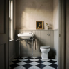 Old London Richmond 560mm Basin & Luxury Chrome Washstand - 2 Tap Hole