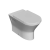 RAK Resort 450mm Comfort Height Back To Wall Rimless Toilet & Sandwich Quick Release Soft Close Seat