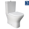 RAK Resort Maxi Close Coupled Closed Back Rimless Toilet & Slimline Soft Close Seat