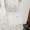 White Rectangular Shower Tray 1700mm x 700mm x 40mm(Corner Waste)
