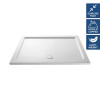 Pearlstone White Rectangular Shower Tray 1800mm x 900mm x 40mm