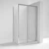 Kristal Chrome 1600mm Sliding Door & 900mm Side Panel Enclosure Package With Tray & Waste