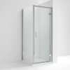 Kristal Chrome 800mm Hinged Door & 800mm Side Panel Enclosure Package With Tray & Waste