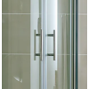 ICE Chrome 1200mm x 800mm Offset Shower Cubicle Double Door 6mm Glass  (1850mm)
