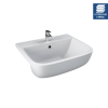 RAK Series 600 520mm Semi Recessed Basin - 1 Tap Hole
