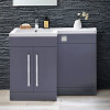 Miami Matt Grey 1100 L-Shape Combination Furniture Pack(L/H)