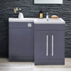 Miami Matt Grey 1100 L-Shape Combination Furniture Pack(R/H)