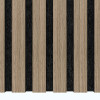 Light Walnut Acoustic Wood Wall Panel 600mm x 2400mm x 22mm
