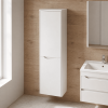 Luna 400mm x 1400mm 2 Door White Wall Mounted Tall Unit