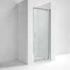 Kristal Chrome 1000mm Pivot Door 6mm Glass (1900mm)