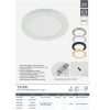 Tauri White LED Flush Wall/Ceiling 12W Panel