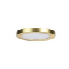 Tauri Satin Brass LED Flush Wall/Ceiling 12W Panel