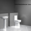 Spa Toilet & Full Pedestal Basin Bathroom Suite - 1 Tap Hole