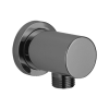 Round Gunmetal Plated Brass Outlet Elbow