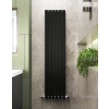 Sienna Double Panel Black Designer Radiator 1800mm x 300mm
