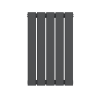 Sienna Single Panel Anthracite Designer Radiator 600mm x 376mm