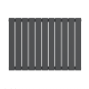 Sienna Single Panel Anthracite Designer Radiator 600mm x 832mm