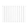Sienna Single Panel White Designer Radiator 600mm x 832mm