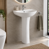 Olympus 550mm Basin & Full Pedestal - 1 Tap Hole
