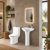 Olympus Modern Rimless Short Projection Toilet + Soft Closing Seat