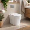 Olympus Round Rimless Back To Wall Toilet & Soft Close Seat