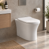 Olympus Rimless Comfort Height Back To Wall Toilet & Soft Close Seat