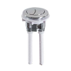 Round Dual Flush Chrome Push Button