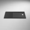 Pearlstone Slate Grey Rectangular Walk-In Shower Tray 1400mm x 900mm