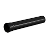 PF Single Socket Soil Pipe 110mm x 3M Black