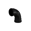PF 110mm - 92.5Â° Double Socket Soil Pipe Bend Black