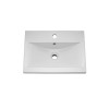 Edge 500mm Floor Standing Cabinet & Mid-Edge Basin - 1 Tap Hole